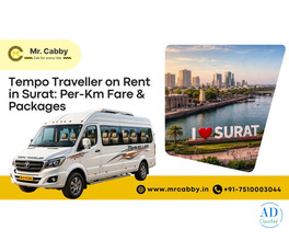 Book Tempo Traveller on Rent in Surat @ Rs. 25/km - Mr. Cabby