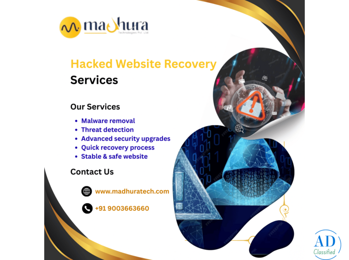 Madhura Technologies – Data Protection Hacked Website Recovery Services in Coimbatore
