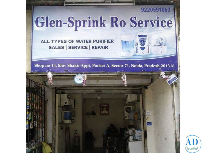 Best RO Water Purifier Service for Clean & Safe Drinking Water | Glen-Sprink RO Service