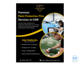 Paint Protection Film Services in Calgary – Calgaryautowraps