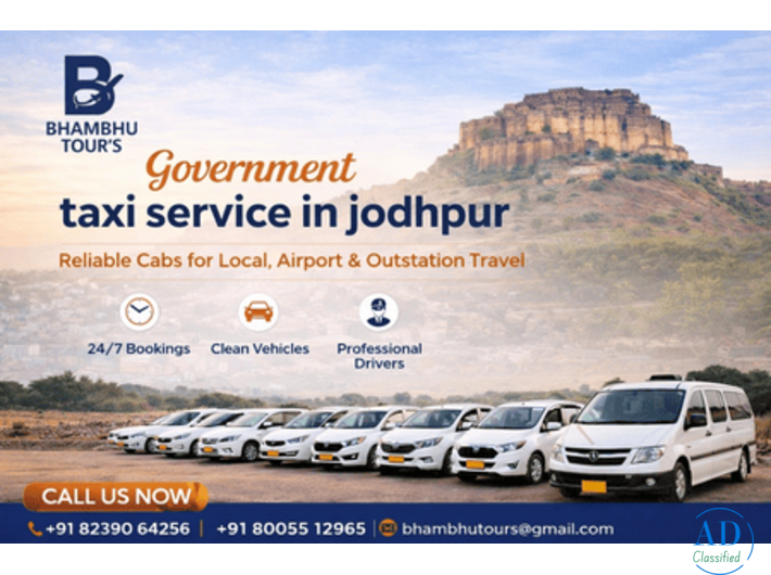 Government taxi service in jodhpur