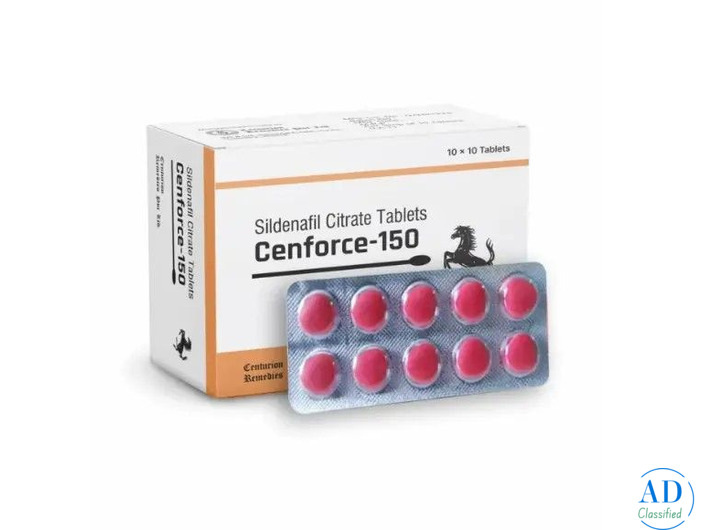 Buy Cenforce 150 mg Online – Sildenafil Tablets for ED Treatment at Best Price