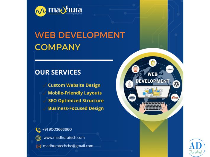 Madhura Technologies - Your Go-To Website Development Company in Coimbatore