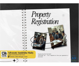 Advocate Anulekha Maity - Is property registration possible without full payment?