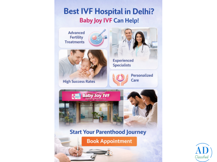 Best IVF Hospital in Delhi - Baby Joy IVF