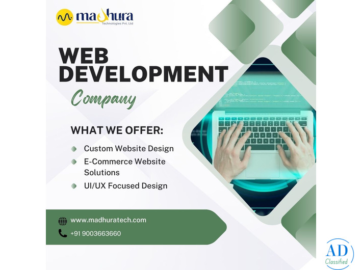 Innovative Web development Solutions by Madhura Technologies - Coimbatore