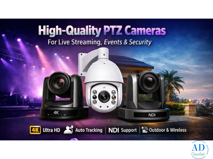 Top PTZ Cameras for Live Stream and Security Camera Streampurple