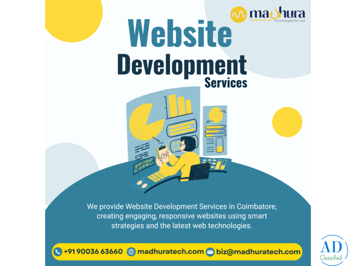 Best Website Development Services in Coimbatore by Madhura Technologies