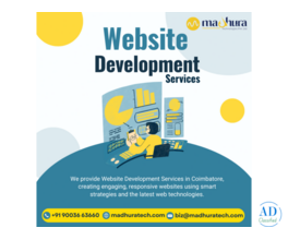 Best Website Development Services in Coimbatore by Madhura Technologies