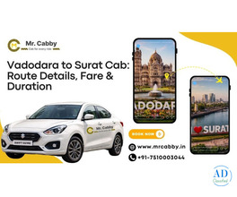 Book Vadodara to Surat Cab | Vadodara to Surat taxi service - Mr. Cabby