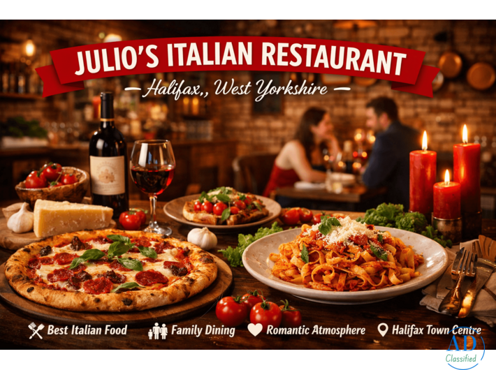 Best Italian Food in Halifax at Julio’s Italian Restaurant