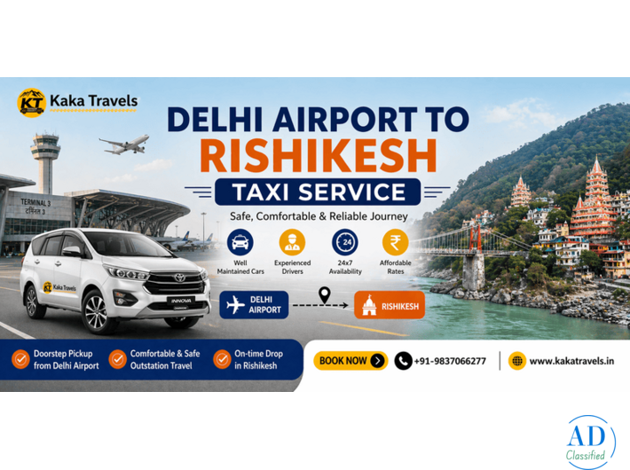Affordable Delhi Airport to Rishikesh Taxi Service - kaka Travels