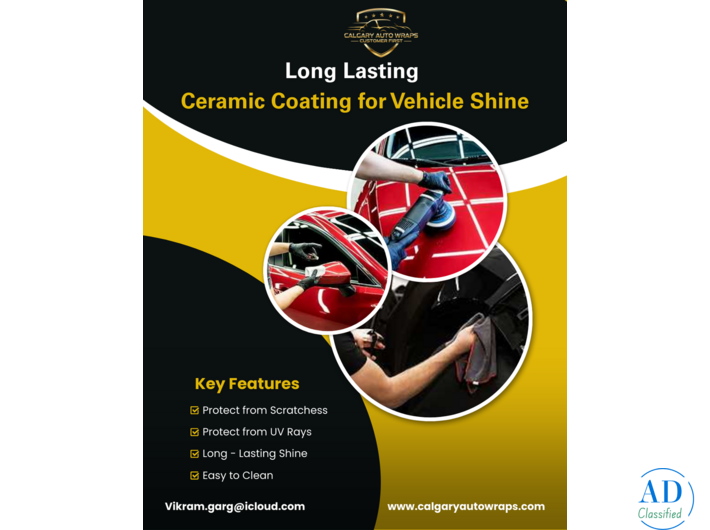 Ceramic Coating Services in Calgary by Calgaryautowraps