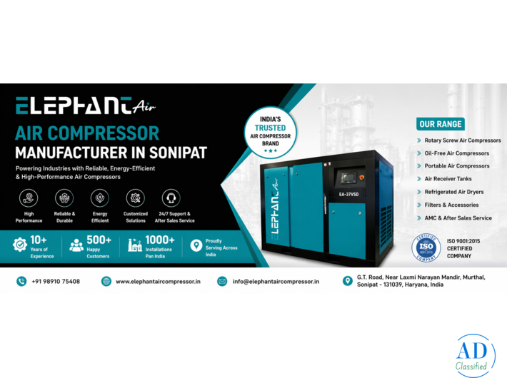 air compressor manufacturer in Sonipat