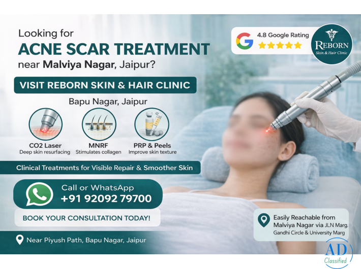 Get Acne Scar Treatment in Jaipur Near Malviya Nagar