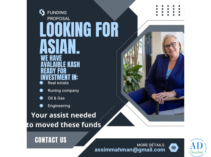 Business proposal and investment funds for your company or project