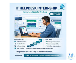 IT Helpdesk Internship - Entry Point to Real IT Careers - EvisionTechnoserve