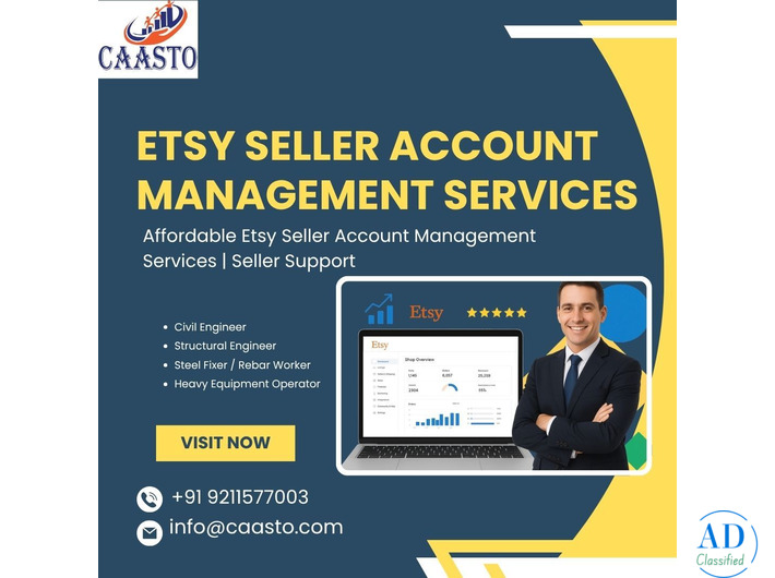 Reliable Etsy Seller Account Management Services for Online Sellers