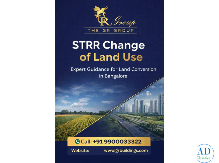 STRR change of land use in Bangalore