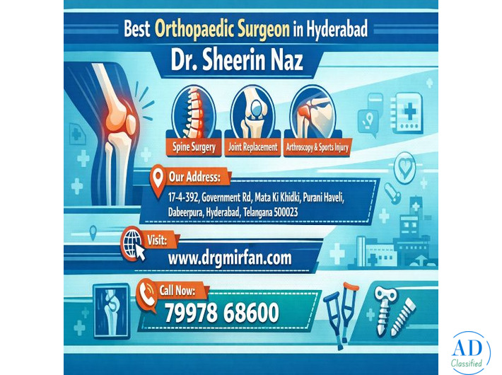 Orthopaedic Surgeon in Hyderabad | Dr. Sheerin Naz