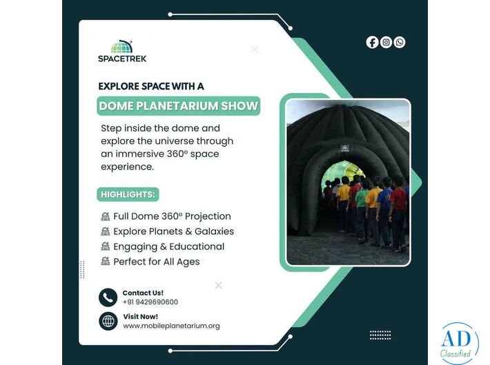Dome Planetarium for Schools and Events – Immersive Space Experience