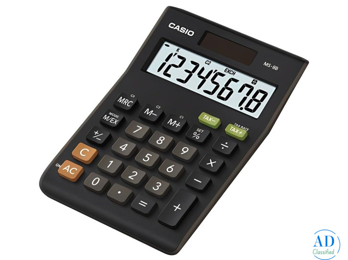 Shop MS-8B-S-EH Desktop Calculator | Fast Calculations | pocket calculators | EnrgTech