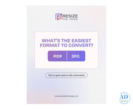 PDF or JPG: Choose with Resize The Image Tool