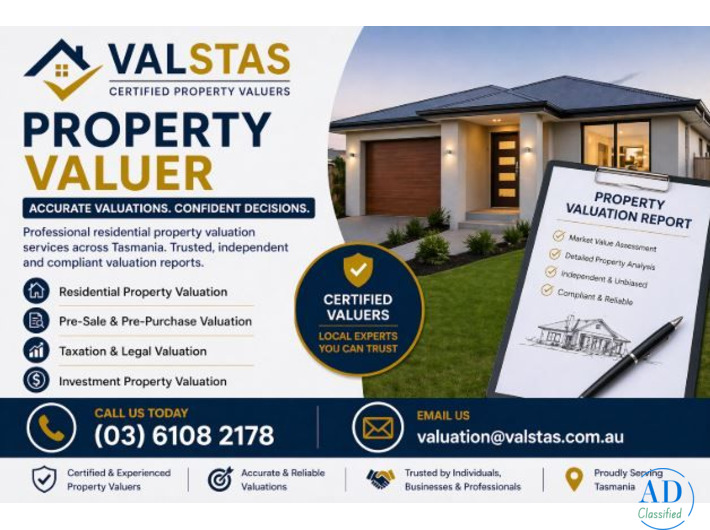 Property Valuer Tasmania | Certified Residential Property Valuation Experts