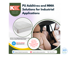 Kapoor Sales PU Additives and MMA Solutions for Industrial Applications