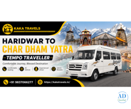 Affordable Haridwar To Char Dham Yatra Tempo Traveller Booking Service