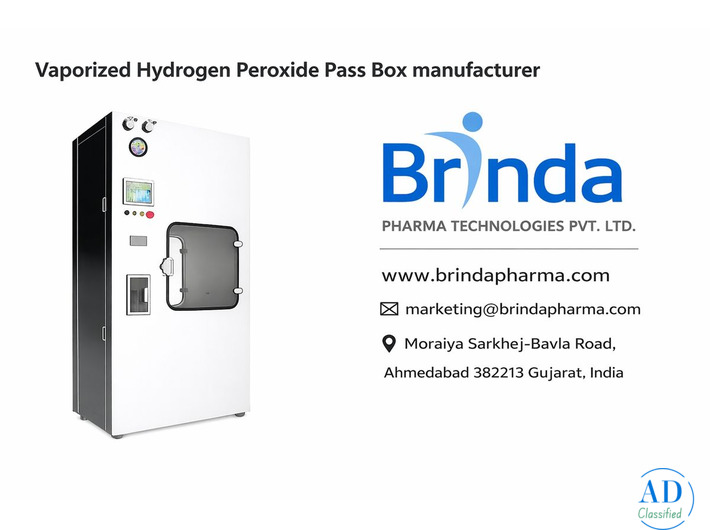 VHP Pass Box Manufacturer – Cleanroom Equipment Supplier