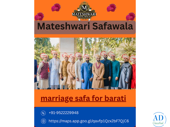 Marriage Safa for Barati | Mateshwari Safawala