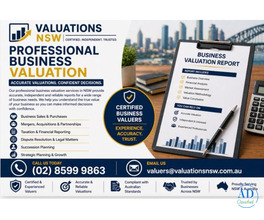Professional Business Valuation NSW | Certified Company Valuation Experts