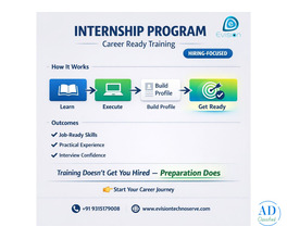 Internship Program - Learn Experience - Build Profile - Get Hired - Evision Technoserve