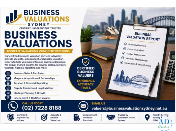 Business Valuations Sydney | Certified Company Valuation Experts