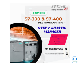 Step7 SIMATIC Manager Training batch start on 1st May