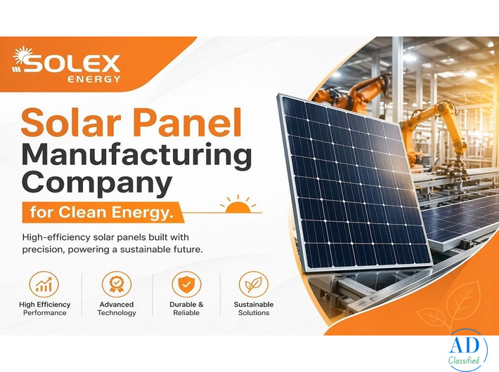 Solar Panel Manufacturing Company for Clean Energy
