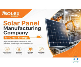 Solar Panel Manufacturing Company for Clean Energy