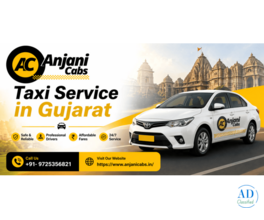 Book Taxi Service in Gujarat by Anjani Cabs