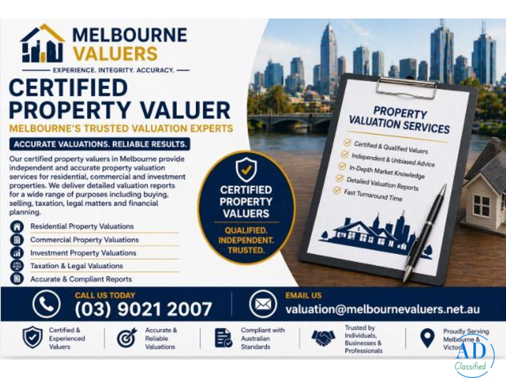 Certified Property Valuer Melbourne | Trusted Property Valuation Experts