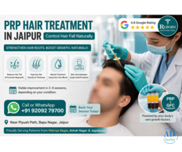 PRP Hair Treatment in Jaipur - Get Effective Hair Fall Control
