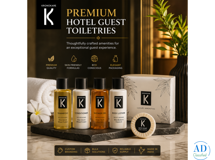 Premium hotel guest toiletries | Kronokare