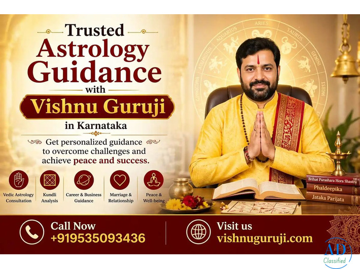 Trusted Astrology Guidance with Vishnu Guruji in Karnataka