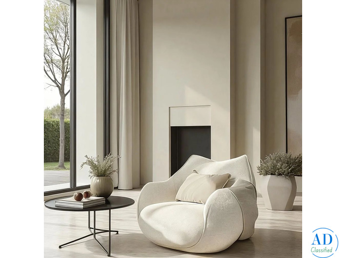 Cocoon Comfort Bouclé Armchair