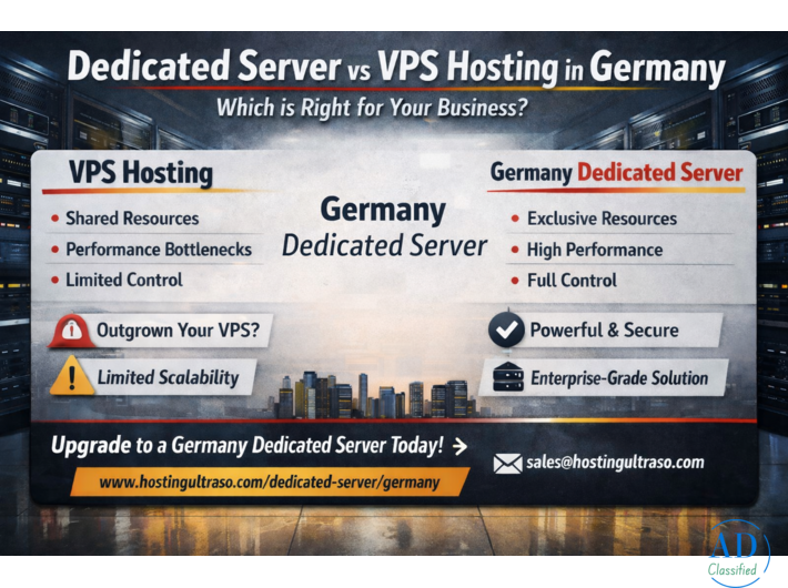 Difference Between Dedicated Server and VPS Hosting – Why CTOs Choose Germany Dedicated Server