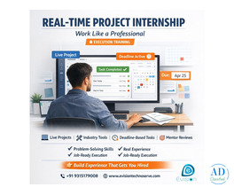 Real-Time Project Internship - Work on Live Projects - Evision Technoserve