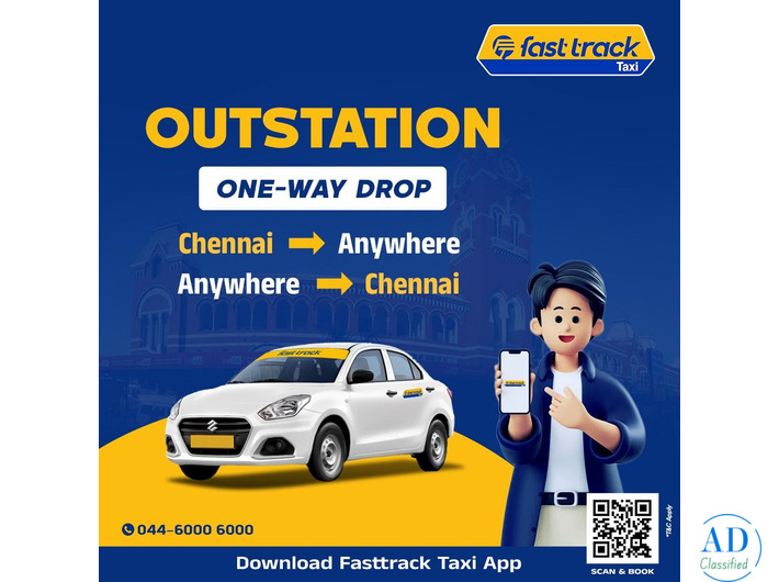 Outstation One Way Drop Taxi | FastTrack Call Taxi