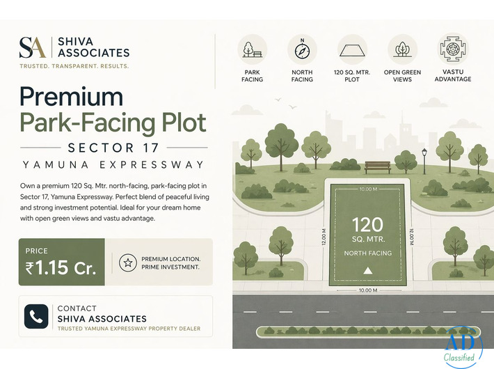 Park-Facing Residential Plot in Sector 17 Yamuna Expressway