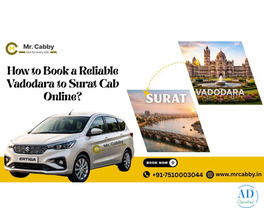 Book Vadodara to Surat Cab fare @ Rs. 12/Km