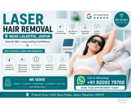 Affordable Laser Hair Removal near Lalkothi, Jaipur for Men & Women